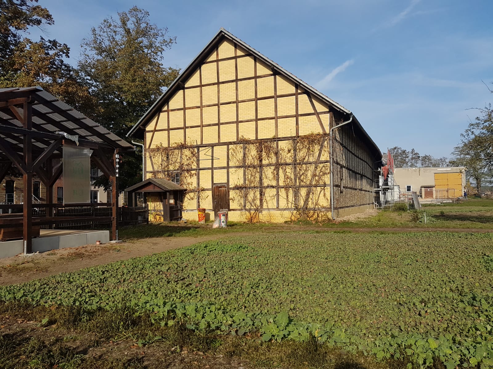 Südgiebel vorher